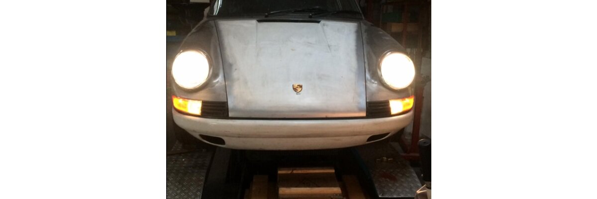 Kotflügel Verlängerung / Umbau von Porsche 911 G-Modell auf F-Modell - 