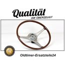 Wooden steering wheel 420mm without horn button for...