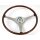 Wooden steering wheel 420mm without horn button for Porsche 356