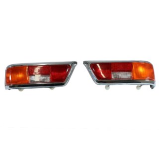 Schlußleuchten Set  Rot / Orange für späte Mercedes W113