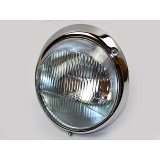 H4 headlight with chrome ring for Porsche 911