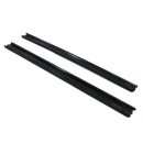 Black door sill rail cover set for Mercedes 124 Coupe