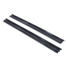Blue door sill rail cover set for Mercedes 124 Coupe