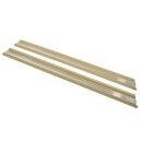 Cream door sill rail cover set for Mercedes124 Coupe