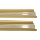 Cream door sill rail cover set for Mercedes124 Coupe