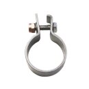 Stainless steel exhaust clamp 50.5 mm.
