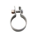 Stainless steel exhaust clamp 53.5 mm.