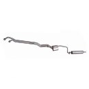 Stainless steel exhaust for Mercedes W114 250C