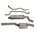 Stainless steel exhaust for Mercedes W116 350 450SE