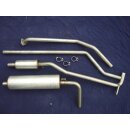 Stainless steel exhaust for Mercedes Ponton 190 / 190b