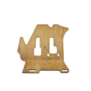 Wooden pedal floor plate for Porsche 911 Coupe up to 07/89