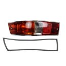 Right rear light with housing and rubber seal for Porsche...