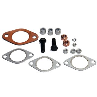 Mounting kit for Porsche 911 stainless steel SSI heat exchanger