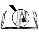Door seal left & right for Mercedes W123 Coupe C123