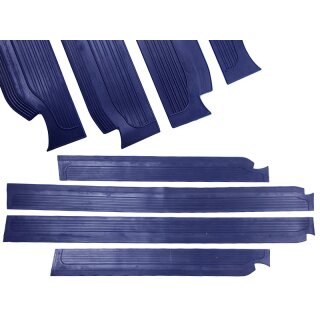 Door sill cover rubber set for Mercedes W115 Color Blue