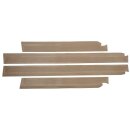 Door sill cover rubber set for Mercedes W115 Color Cream