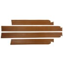 Door sill cover rubber set for Mercedes W115 Color Tobacco