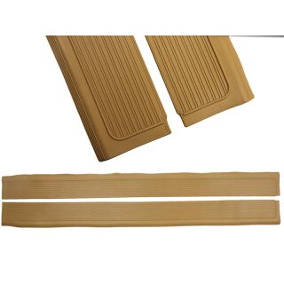 Beige Mercedes R107 rubber sill plate covers