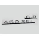 Emblem Set 450SEL  6.9 für Mercedes W116