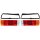Tail Light Lens set with gasket  for Mercedes R107