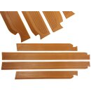 Door sill cover rubber set for Mercedes W115 Color Tobacco