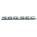 Typenzeichen 560SEC  für Mercedes W126