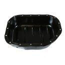 Set: Oil pan with oil drain plug + sealing ring and oil pan gasket for Mercedes