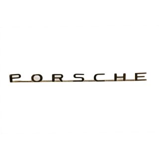 Vergoldeter Schriftzug "PORSCHE" für Porsche 356 A & Speedster