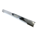 Bumper, Rear, Chrome, with holes for decor / protective strip, Centre Section