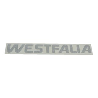 Westfalia Aufkleber in schwarz für T2 / T3 mit Aufstelldach 45x6,5cm