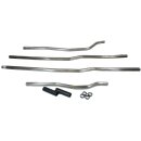 Stainless steel water pipes for flow and return for VW T3