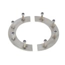 Stainless steel retaining ring with nuts for VW T3 Syncro fuel gauge from 08/85