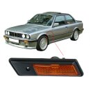 Side indicators left Ø14mm in yellow for BMW E30 from 08.1987