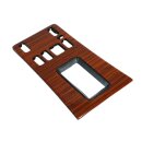Zebrano / real wood dashboard with 7 switches for...