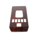 Cover for center console of Mercedes Benz SL R107 / 85-89 in root wood optics