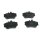 Brake pad set for front axle for Mercedes C-Class S202 / W202