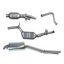 Stainles steel Exhaust sytem for Mercedes R107 380SL incl.Euro 4 KAT