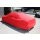 Red AD-Cover ® Stretch with mirror pockets for Opel Vectra A Sedan