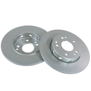 Front brake discs 284mm, unventilated for Mercedes W124 front axle