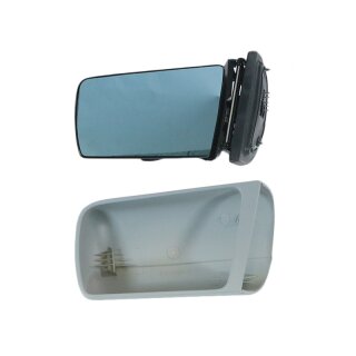 Electric exterior mirror primed for drivers side for Mercedes W202 / W210