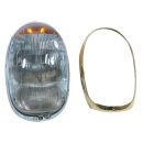 Headlight with Brass ring for Mercedes W198 Roadster