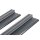 Narrow Sill Plate Set (Black Plastic) OE-style, incl. rubber