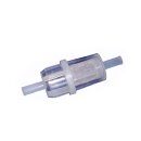 5x universal plastic fuel filter / petrol filter, with 8mm ends