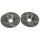 Front brake discs 256mm, ventilated for Opel Astra F Corsa B Tigra A Vectra A