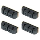 4x rubber holder for Porsche 911 injection lines year 69-76