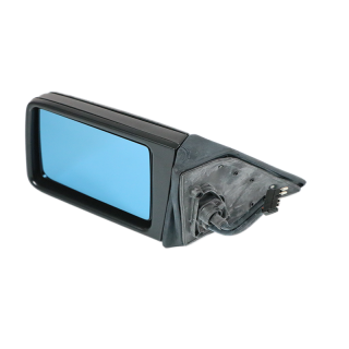 Außenspiegel, für elektr.Spiegelverstellung, plan, beheizbar, blau, links für Mercedes  W201 / W124