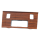 Coin compartment cover Zebrano wood for Mercedes W126 with Webasto parking heater