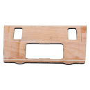 Coin compartment cover root wood for Mercedes W126 with Webasto parking heater
