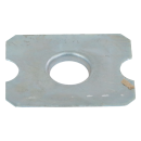 Reinforcement plate for jacking platform mountings for...