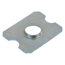 Reinforcement plate for jacking platform mountings for Mercedes W124